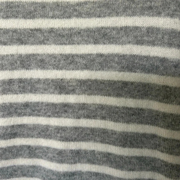 Boden 100% cashmere gray striped sweater Size XS - Picture 3 of 7